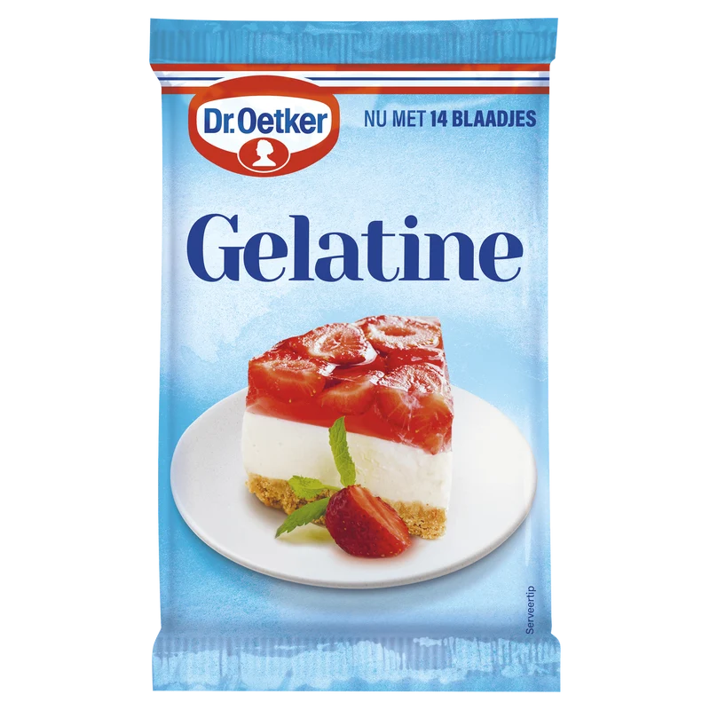 Dr. Oetker Bladgelatine 14 blaadjes