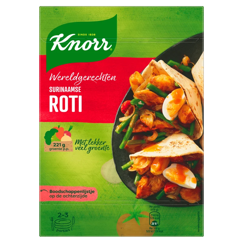 Knorr Wereldgerecht Surinaamse roti