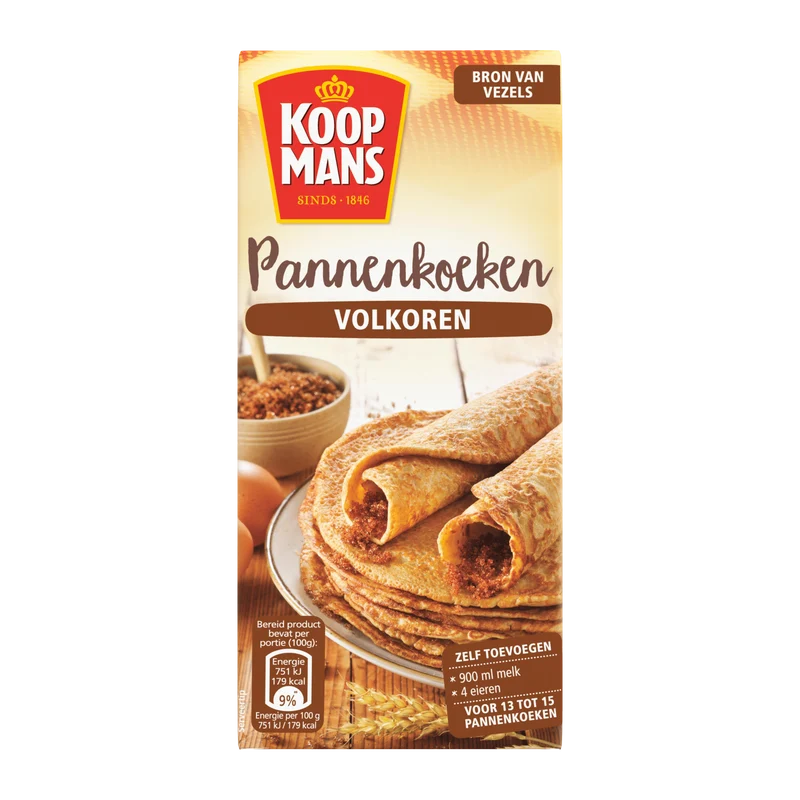Koopmans Pannenkoekenmix volkoren