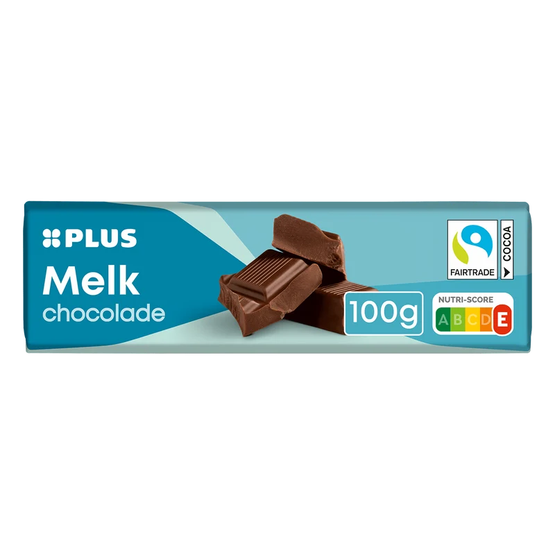 Chocoladereep melk Fairtrade