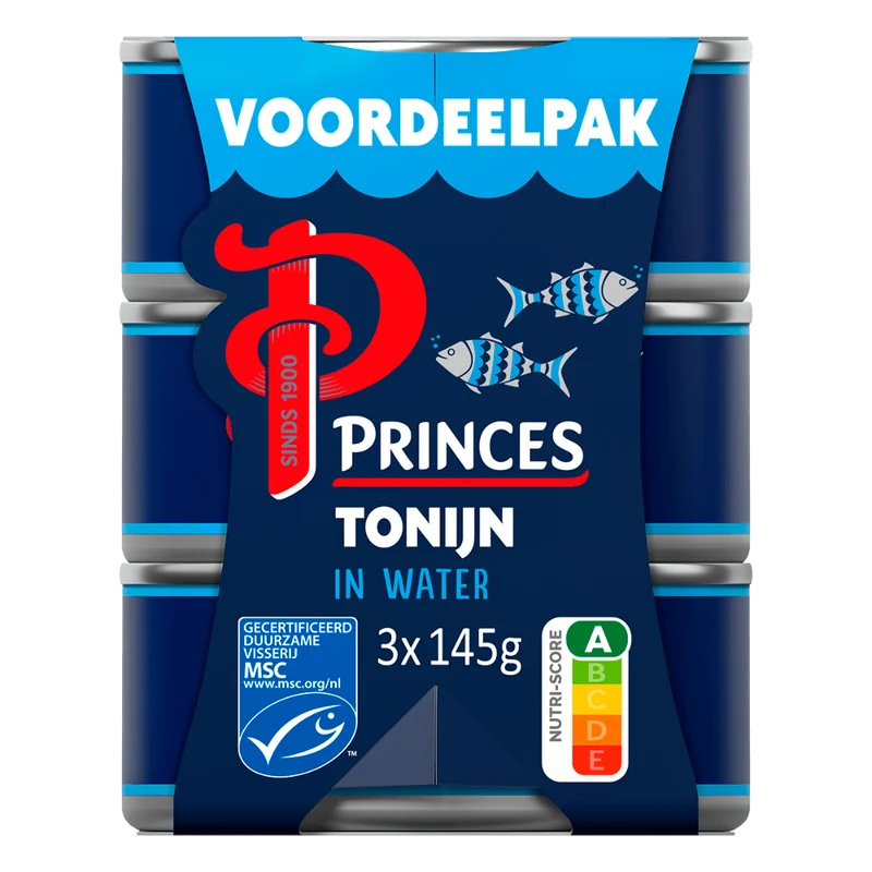 Princes Tonijnstukken in water MSC 3 p