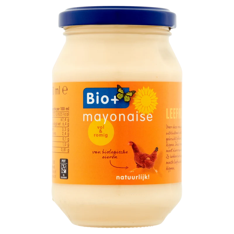 BIO+ Mayonaise vol & romig
