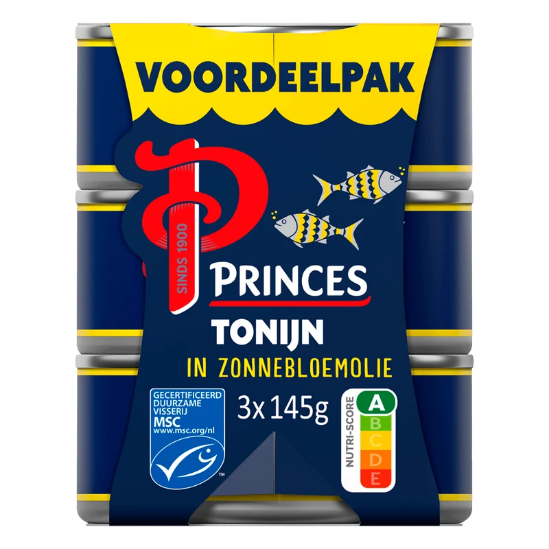 Princes Tonijnstukken zonneblo MSC 3p
