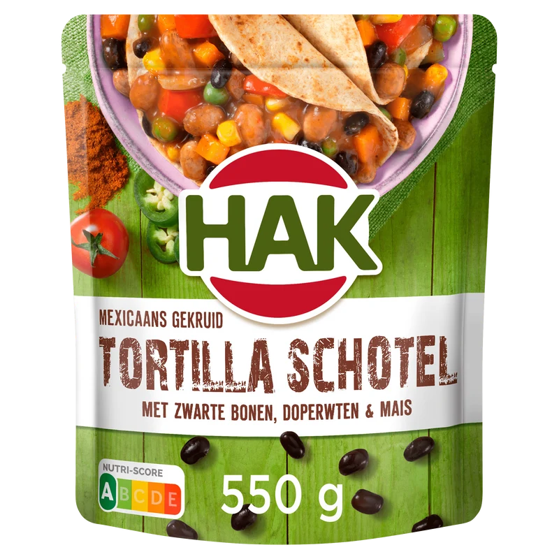 Hak Tortilla schotel