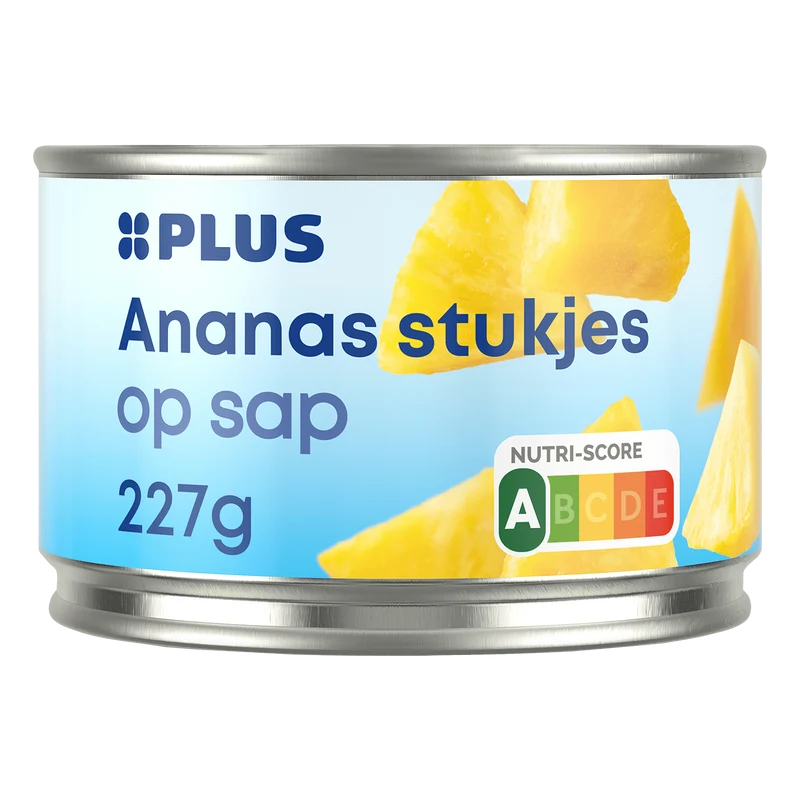 Ananasstukjes op sap
