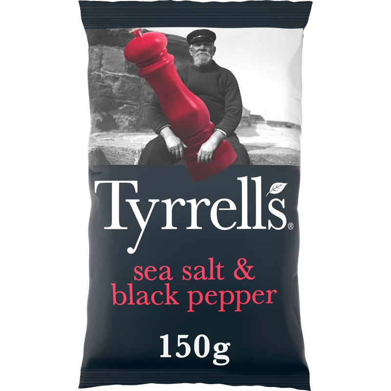 Tyrrells Sea salt & black pepper