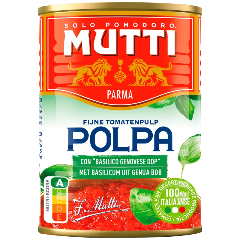 Mutti Polpa Basilicum