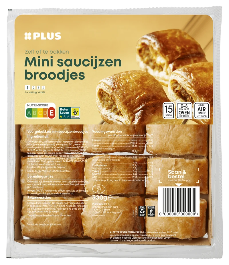 Mini saucijzenbroodjes