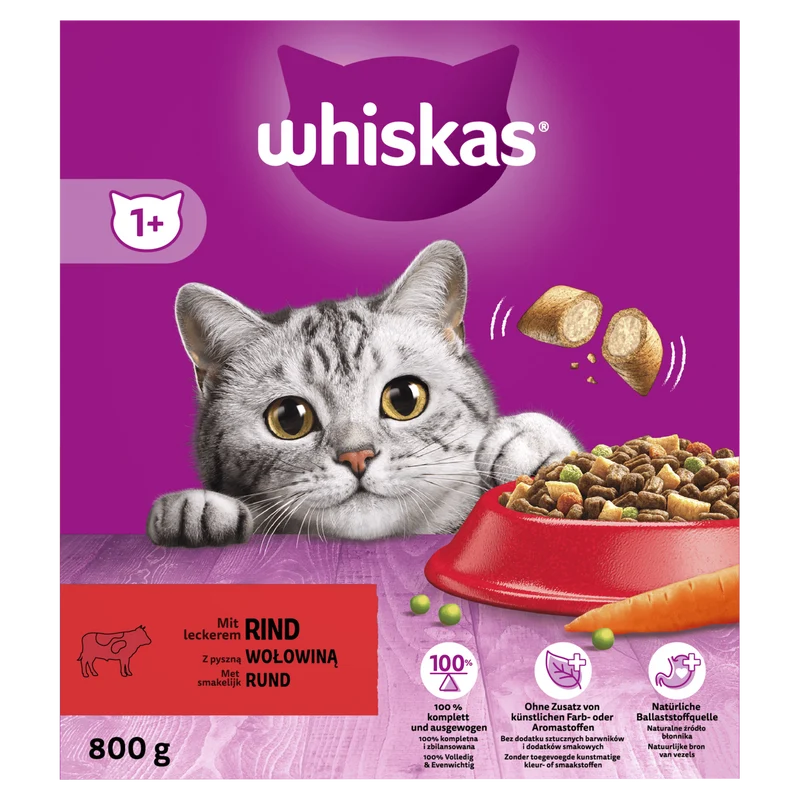 Whiskas Droog Adult Rund