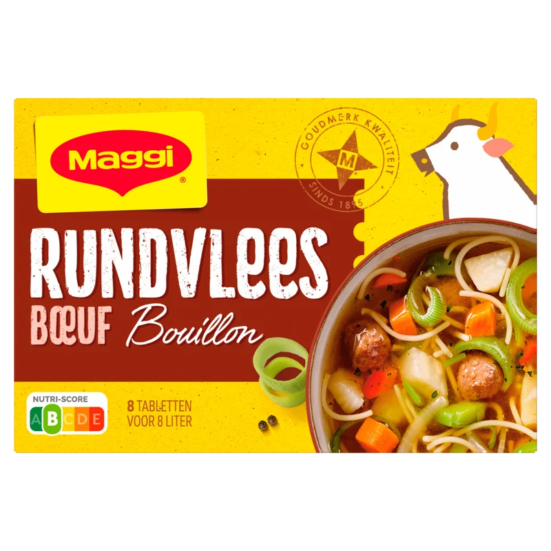 Maggi Bouillon rundvlees 8 blokjes