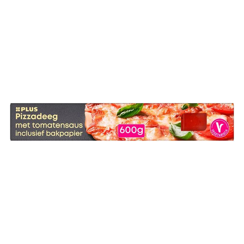 Pizzadeeg met saus