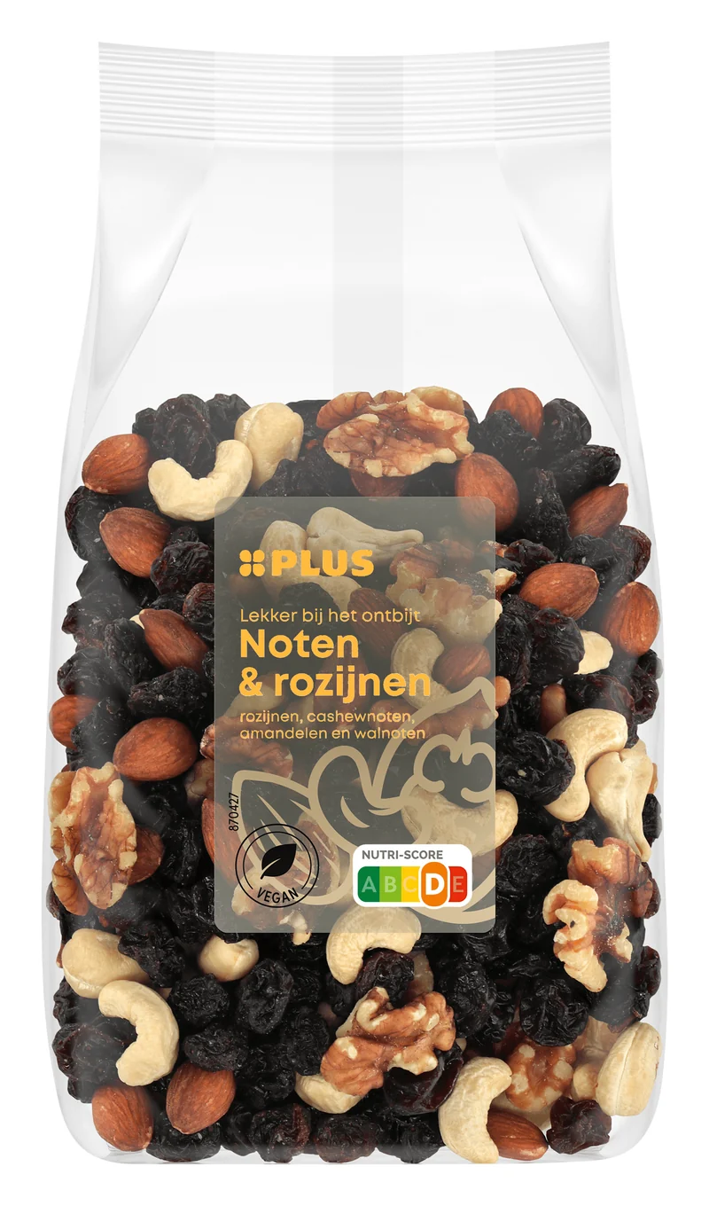 Ontbijtverrijker noten rozijnen mix