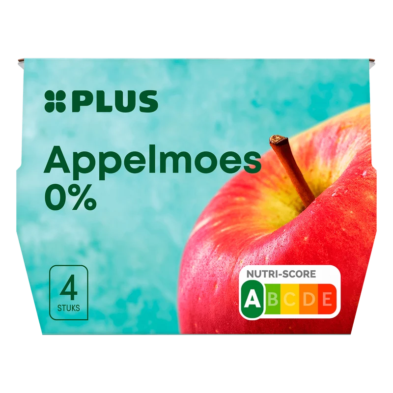 Appelmoes 0% 4-pack