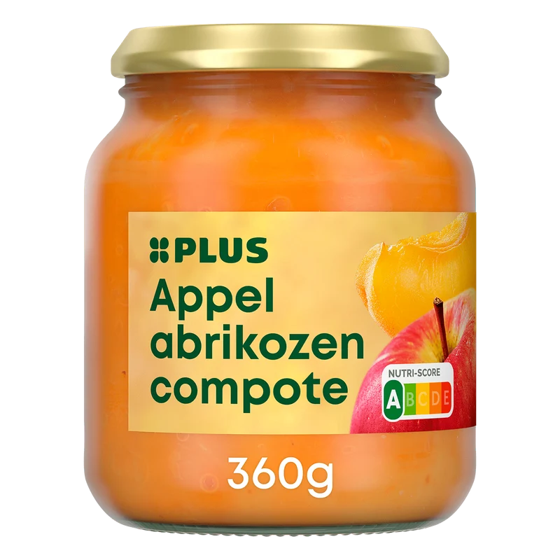 Appel abrikozen compote