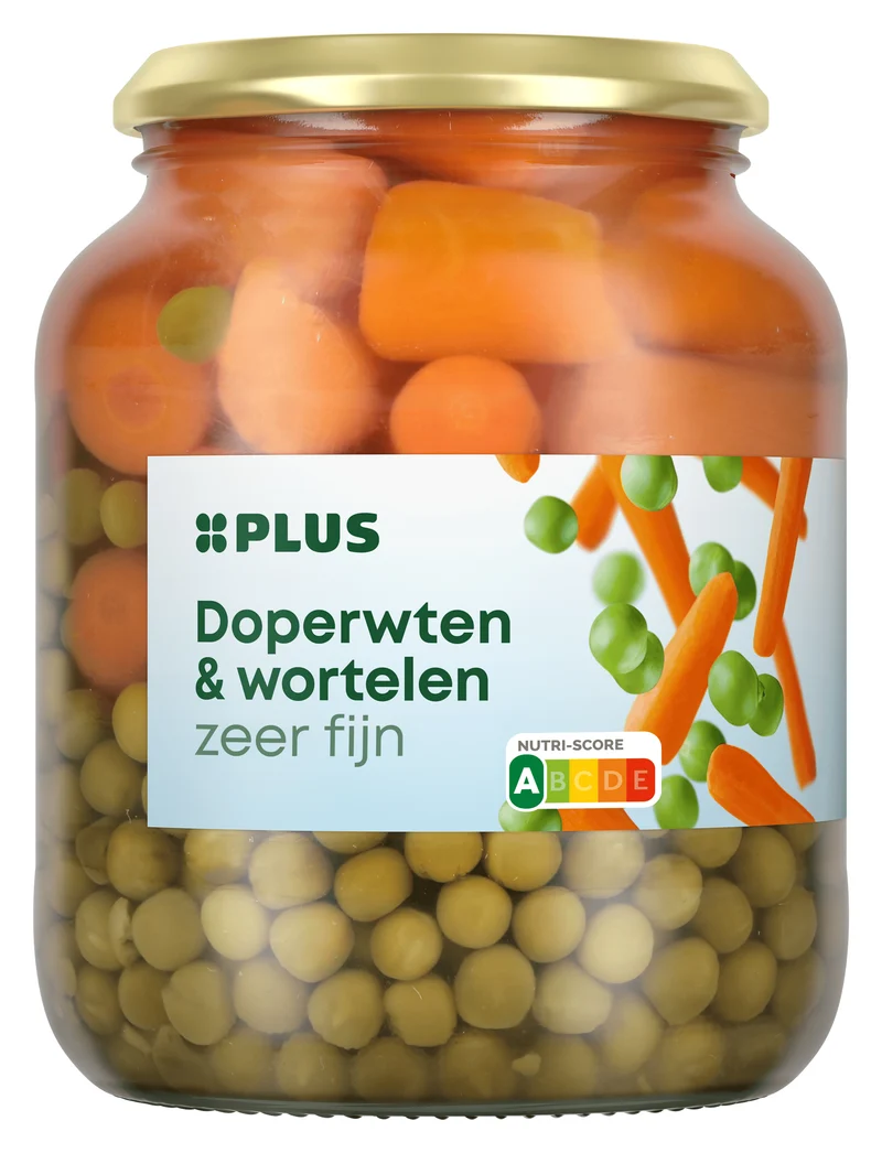 Doperwten en wortelen