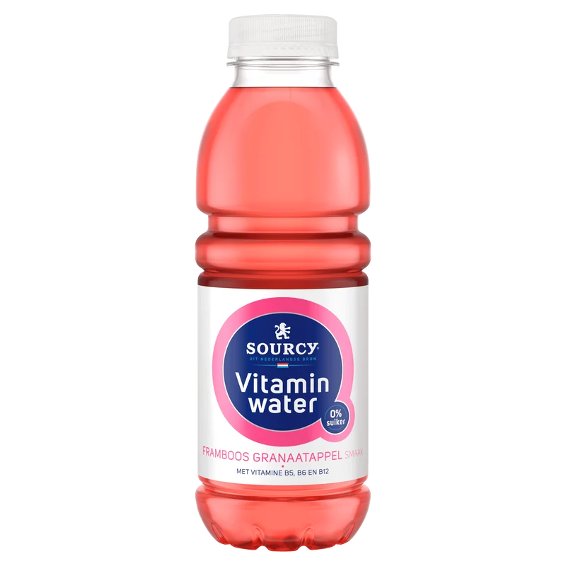 Sourcy Vitaminwater framboos/gran gekoeld