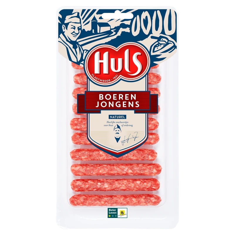 Huls Snackworstjes naturel