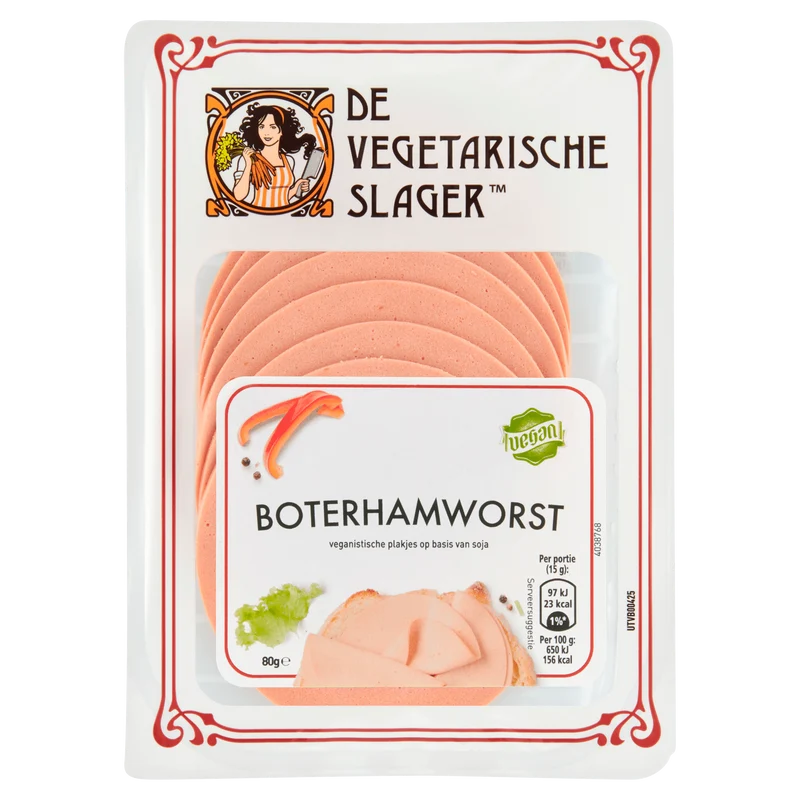 Vegetarische Slager Boterhamworst