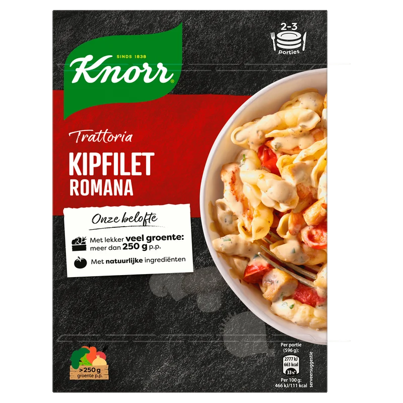 Knorr Trattoria kipfilet romana