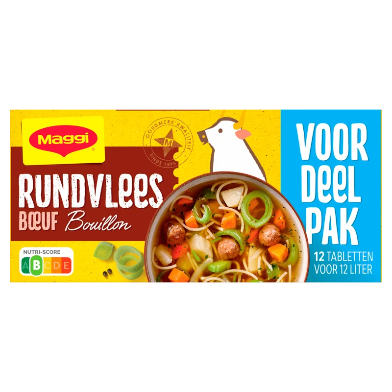 Maggi Bouillon rundvlees 12 blokjes