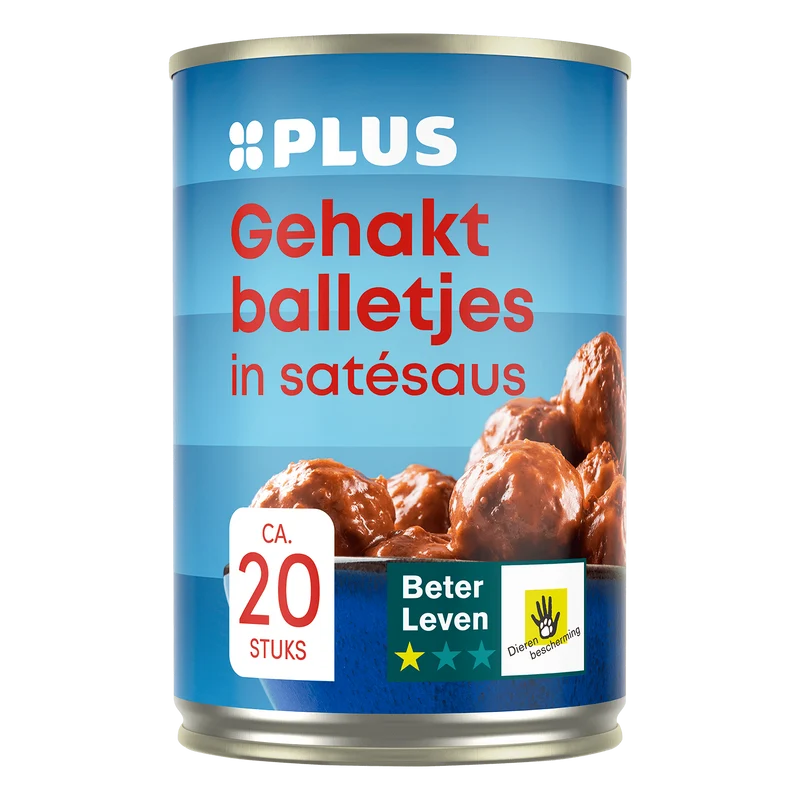 Gehaktballetjes in satésaus