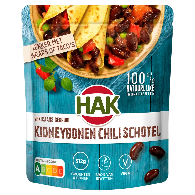 Hak Kidneybonen chili schotel