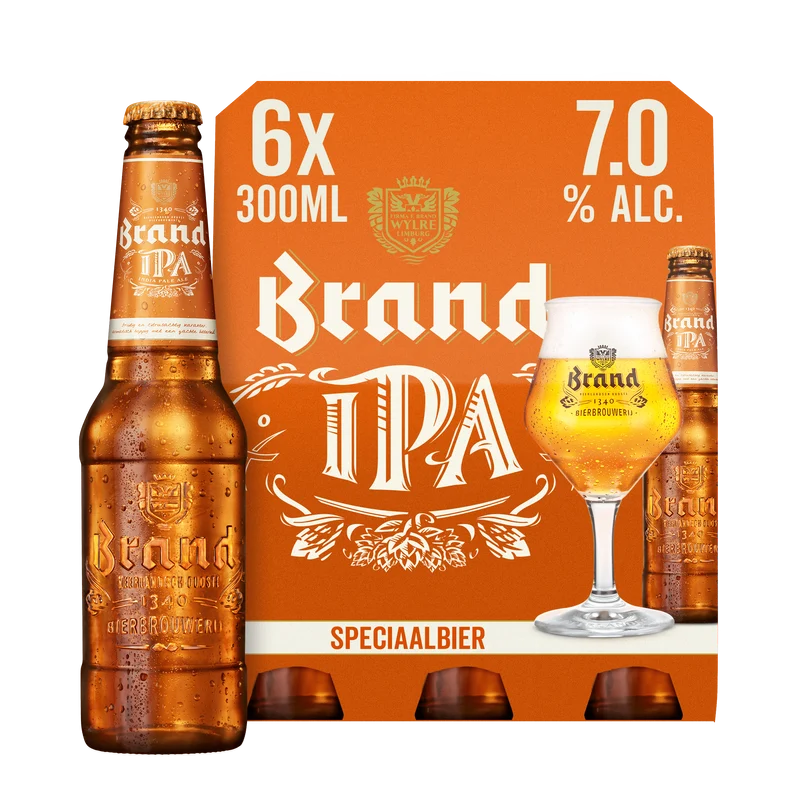 Brand IPA bier fles