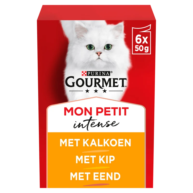 Gourmet Mon Petit Intense kattenvoer gevogelte