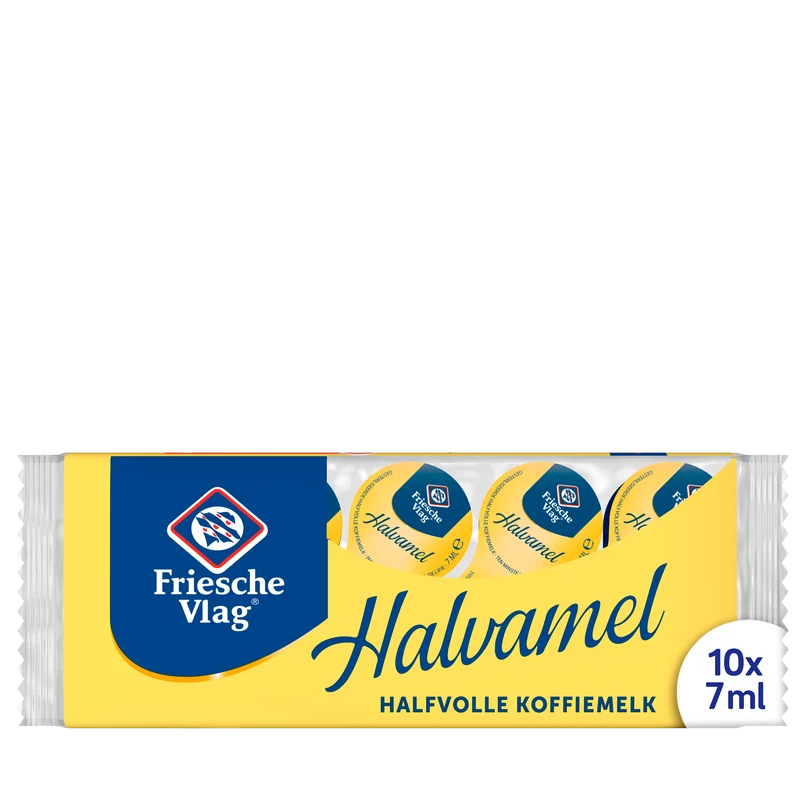 Friesche Vlag Halvamel Koffiemelk cups