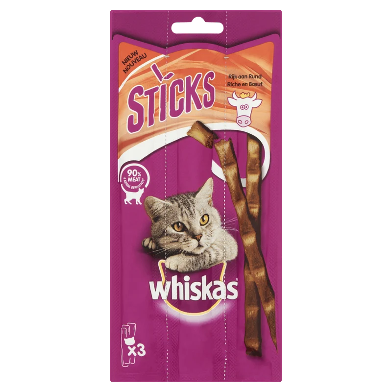 Whiskas Sticks Rund Kattensnack