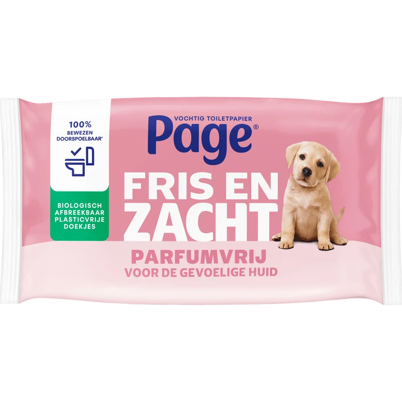 Page Sensitive vochtig toiletpapier