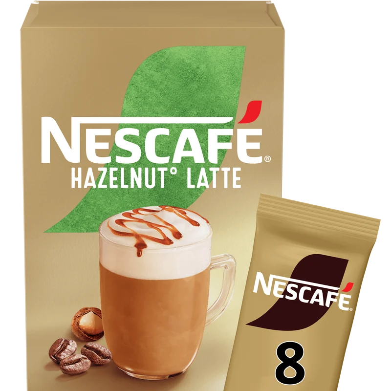 Nescafe Latte Hazelnut Oploskoffie