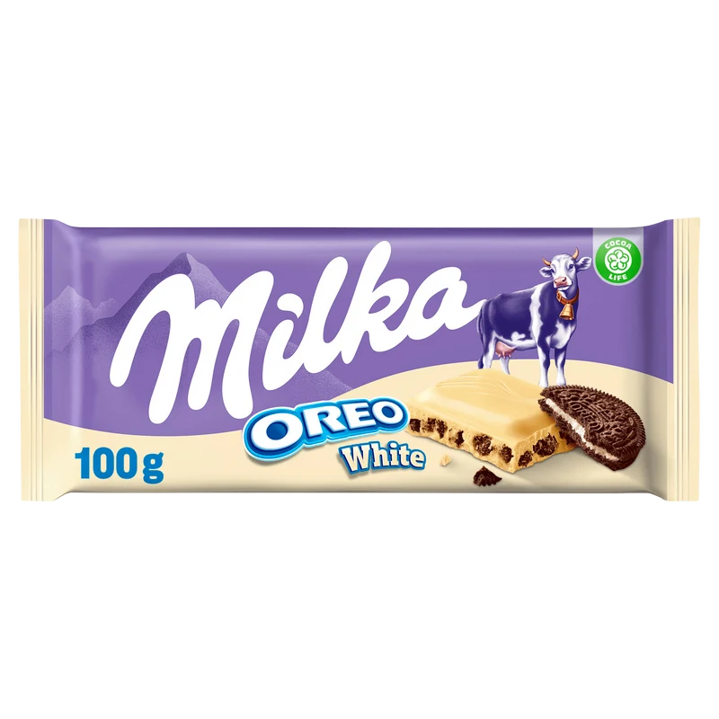 Milka Chocoladereep Oreo Wit