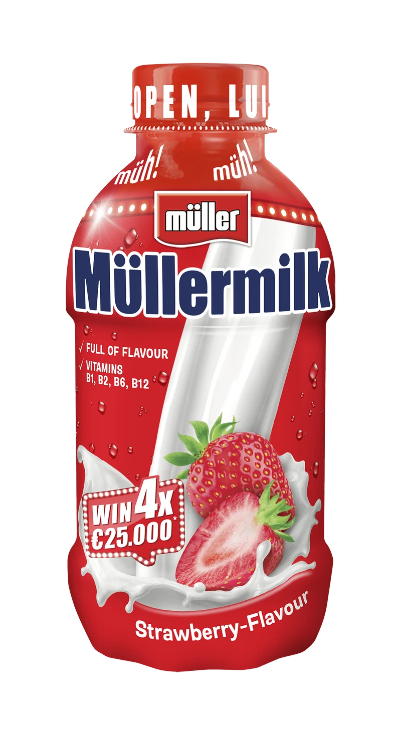 Müllermilk Milk strawberry