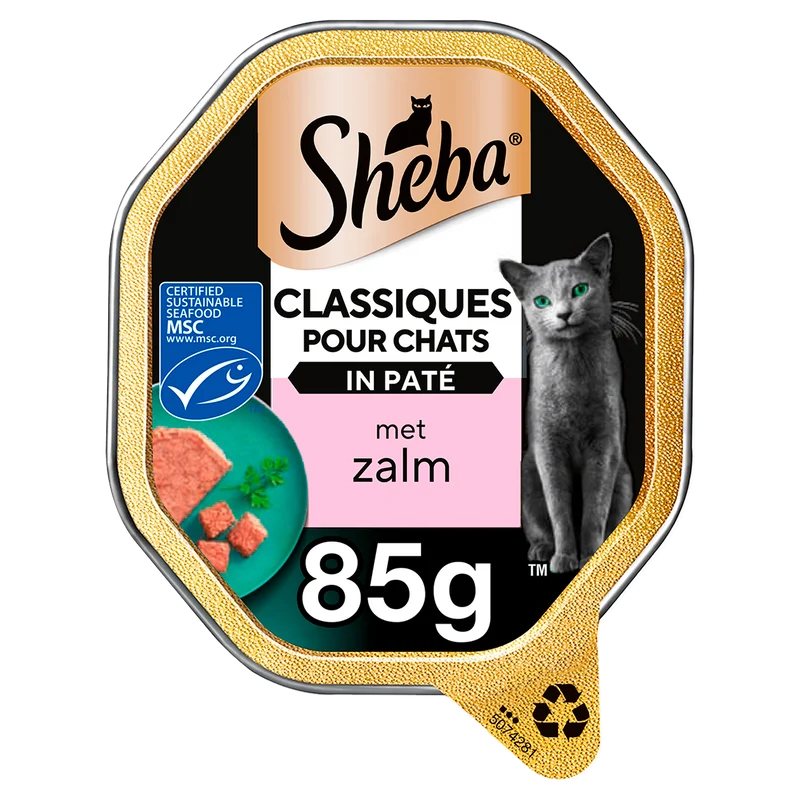 Sheba Classics Paté Zalm Kattenvoer