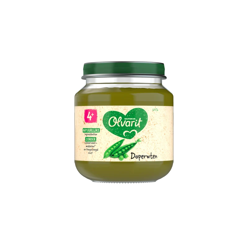 Olvarit 4+mnd Doperwten