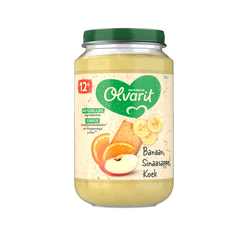 Olvarit 12+mnd Banaan Sinaasappel Koek