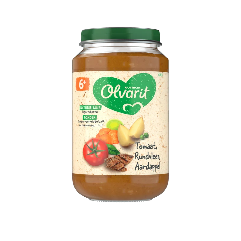 Olvarit 6+mnd Tomaat Rund Aardappel Wortel
