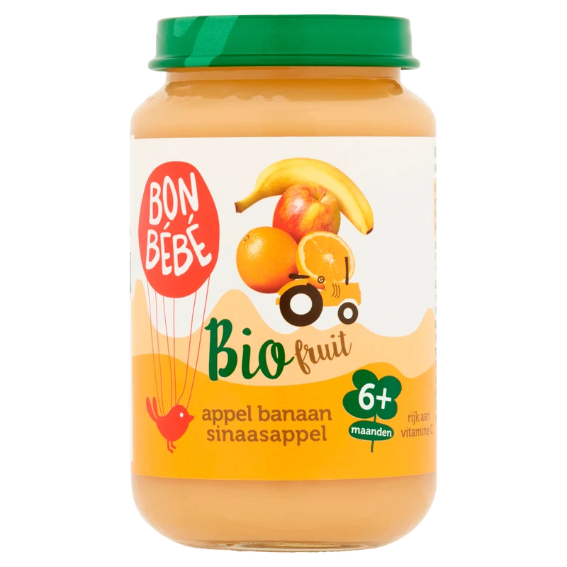 Bonbebe Bio 6mF0606 Appel Banaan Sinaasappel