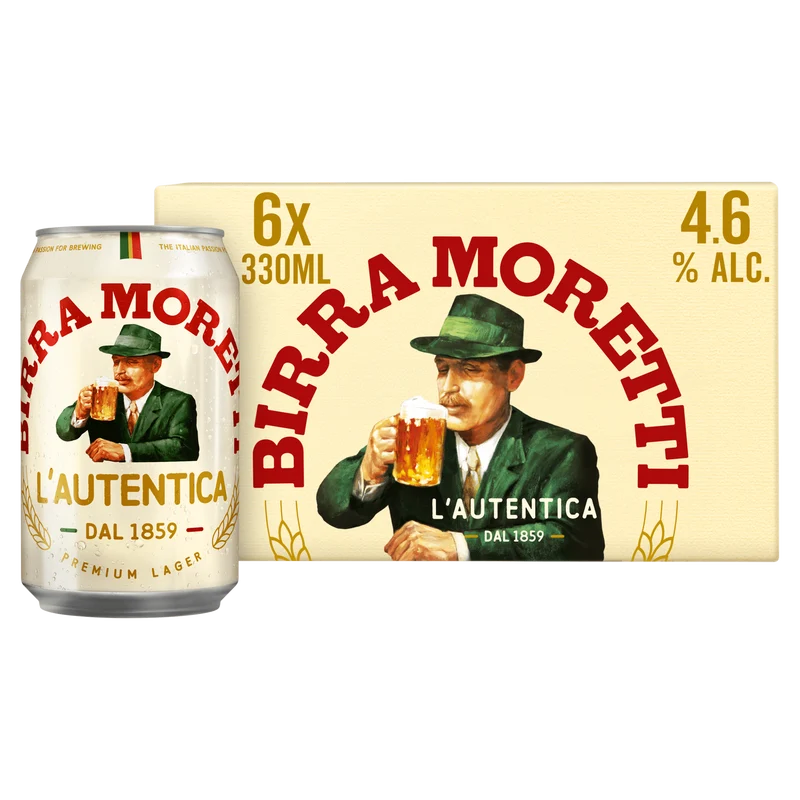 Birra Moretti L'Autentica bier