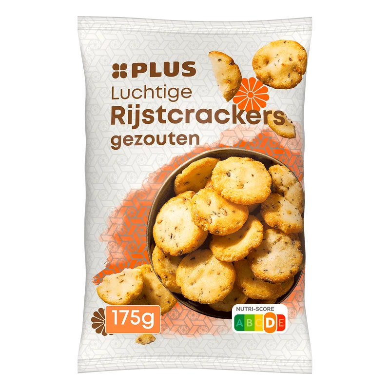 Luchtige rijstcrackers