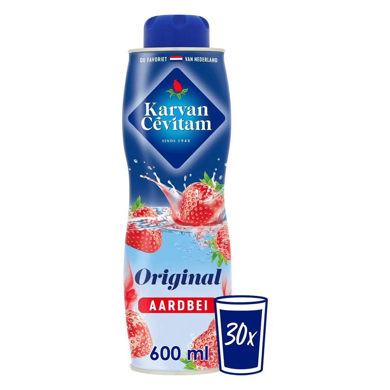 Karvan Cévitam Original aardbei siroop