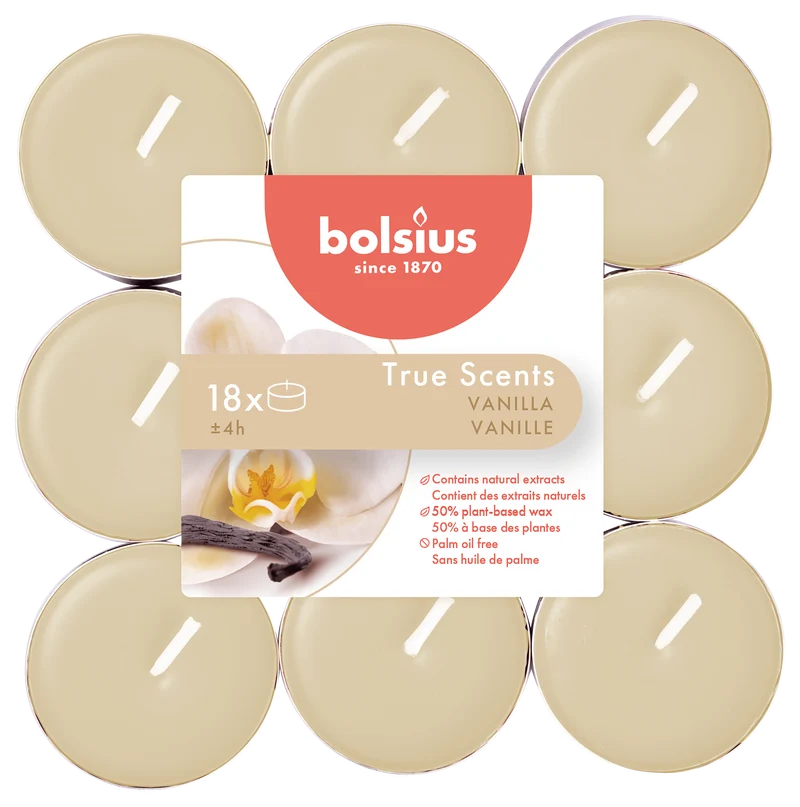 Bolsius Geurtheelicht true scents vanille