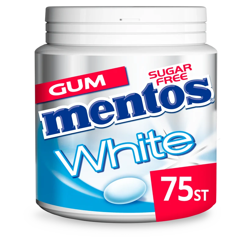 Mentos Gum white sweet mint