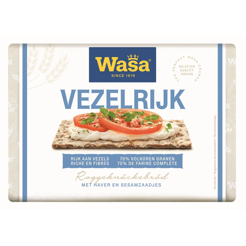 Wasa Knäckebröd Vezelrijk 30 stuks