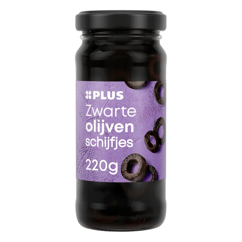 Zwarte olijven schijfjes