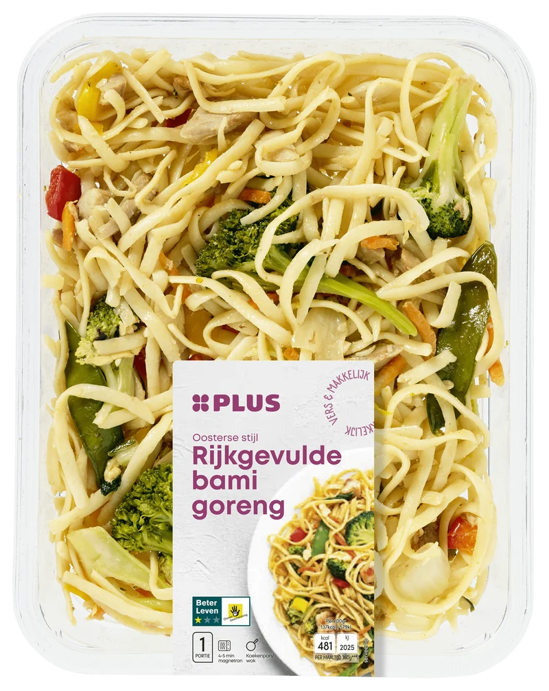 Rijkgevulde bami
