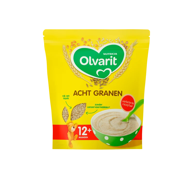Olvarit 12+mnd Pap Acht Granen