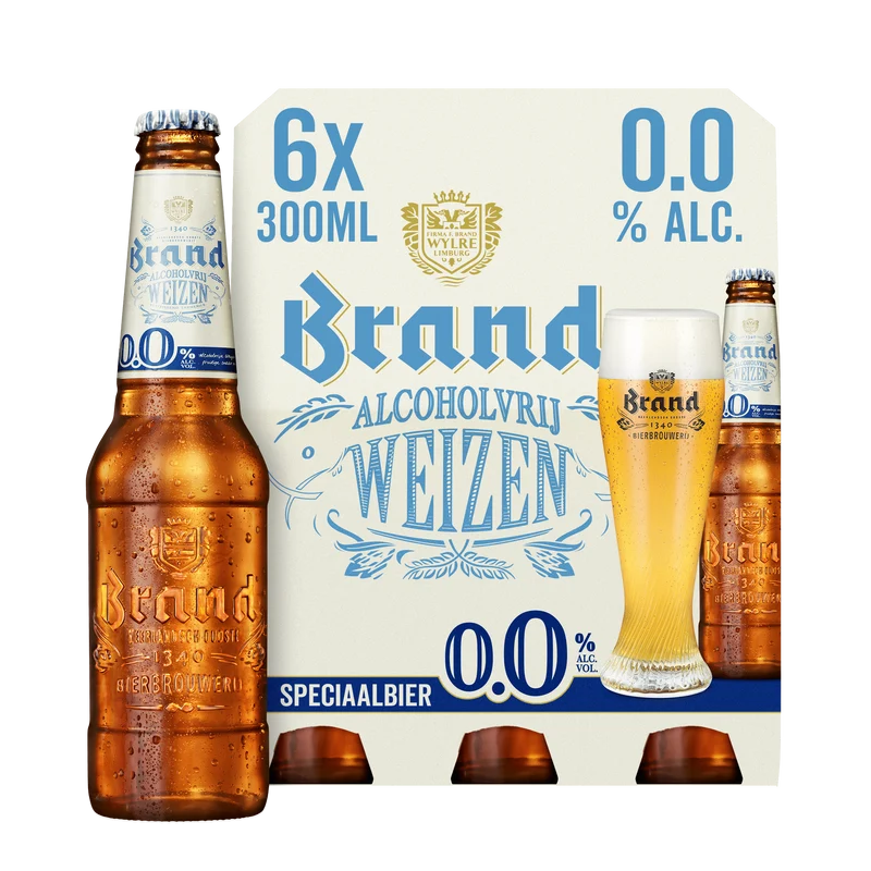 Brand Weizen 0.0 bier fles