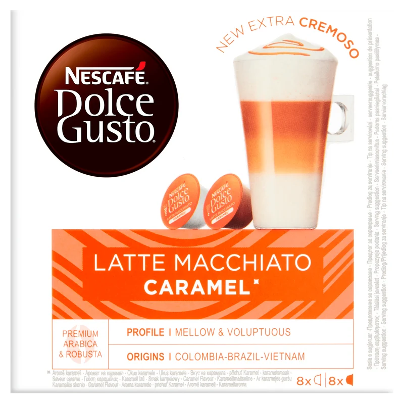 Nescafe Dolce Gusto koffiecups caramel